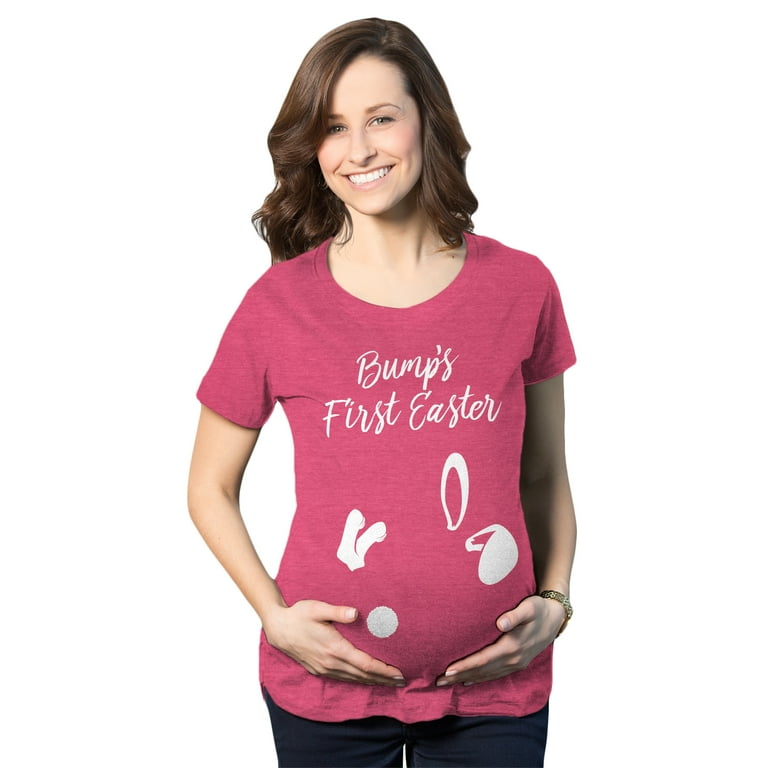 Moms Pregnancy Expecting: Bumps First Easter T-Shirt Moms Pregnancy Expecting: Bumps First Easter T-Shirt
