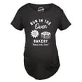 thumbnail image 1 of Maternity Bun In The Oven Bakery T Shirt Funny Cute Pregnant Pastry Baking Tee for Ladies, 1 of 9