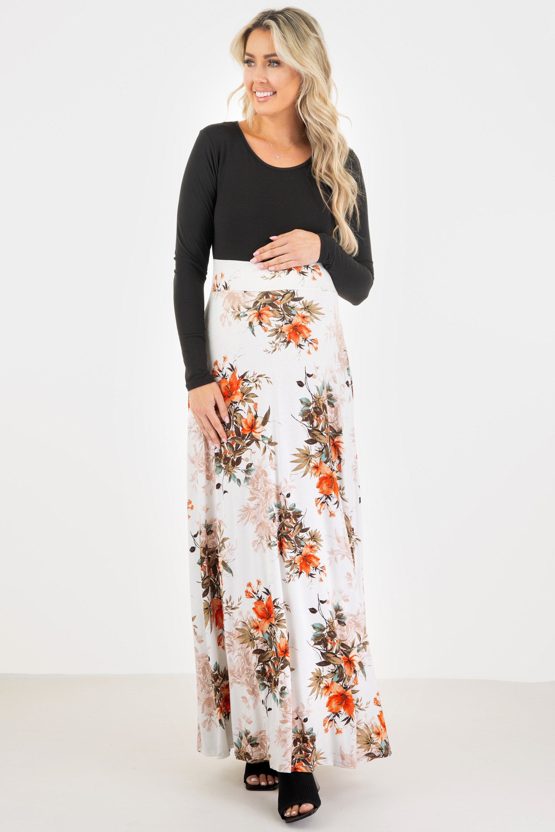 Maternity Colorblock Dress