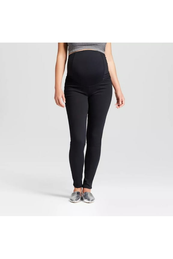 Maternity Crossover Panel Skinny Jeans - Isabel Maternity by Ingrid & Isabel