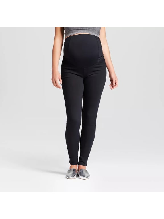 Maternity Crossover Panel Skinny Jeans - Isabel Maternity by Ingrid & Isabel