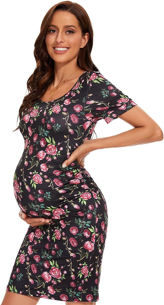 how to style black bodycon dress Rose Embroidered Bodycon Dress