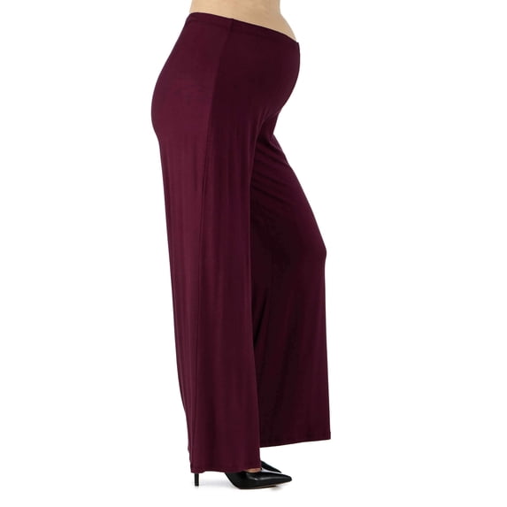 Maternity Elastic Waist Flared Palazzo Pants