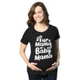 thumbnail image 1 of Maternity From Fur Mama to Baby Mama T Shirt Cute Pet Dog Pregnancy Tee, 1 of 7