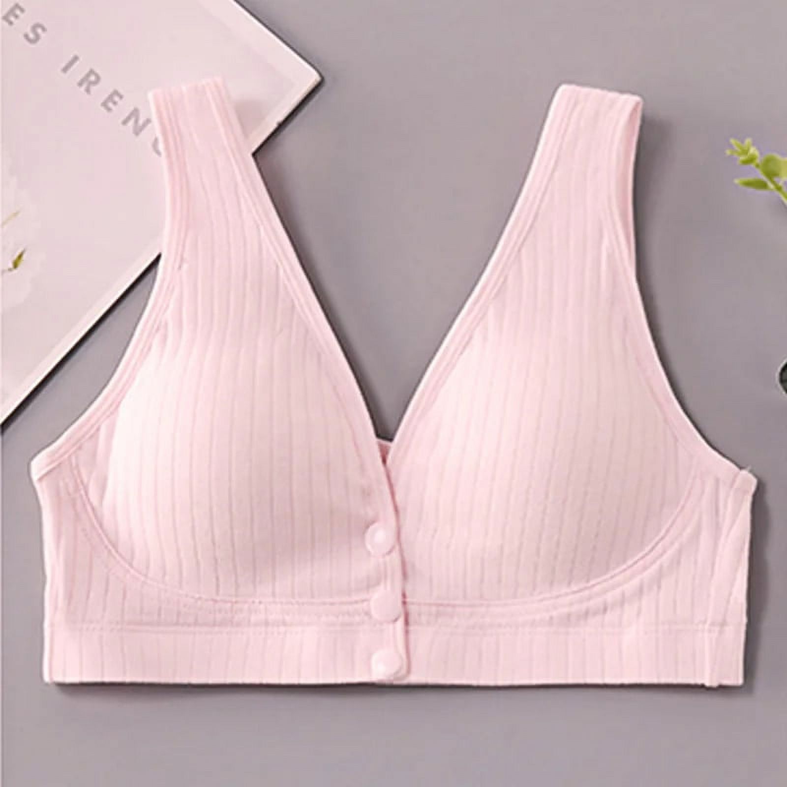 Maternity Front Opening Breastfeeding Bra Gathering AntiSagging