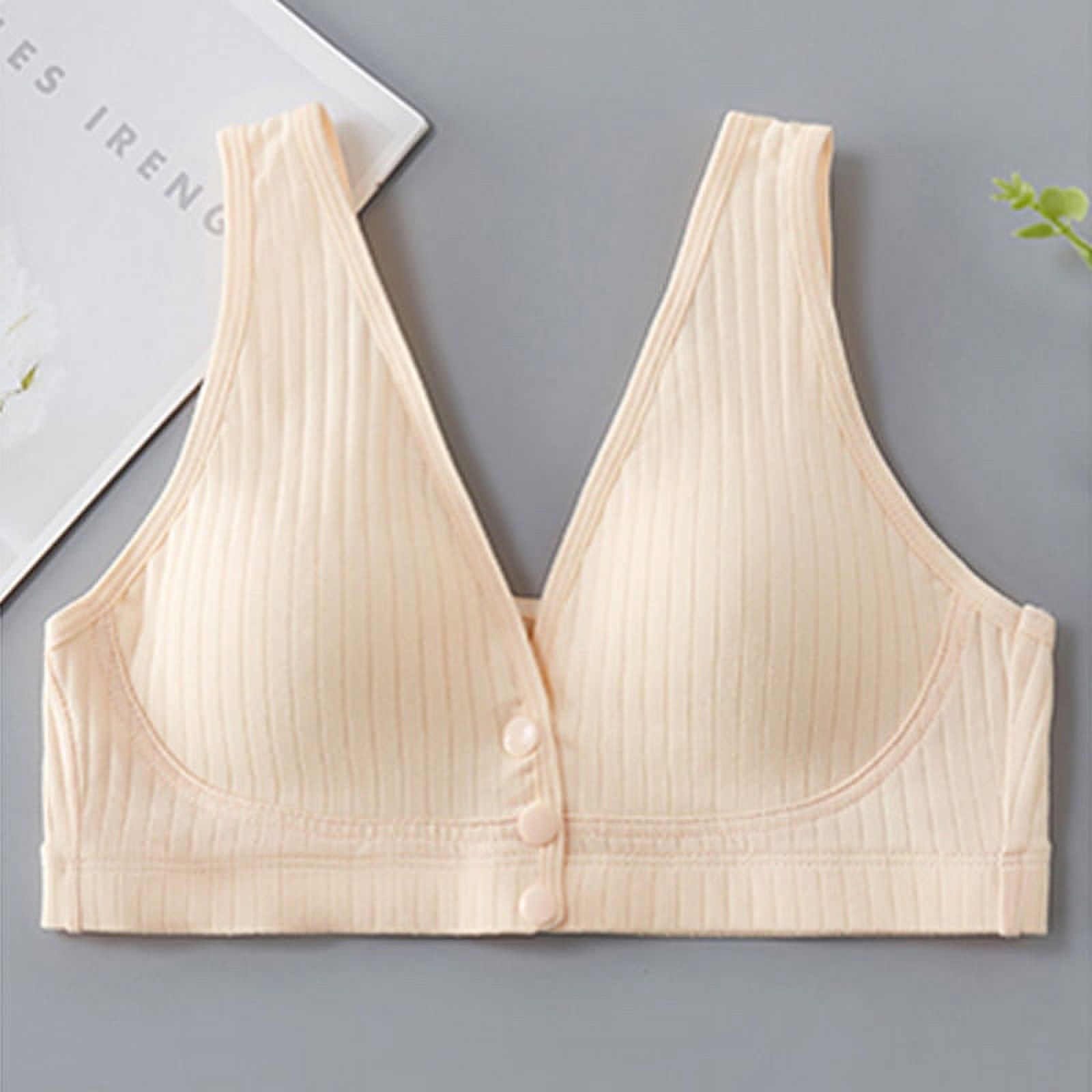Maternity Front Opening Breastfeeding Bra Gathering AntiSagging