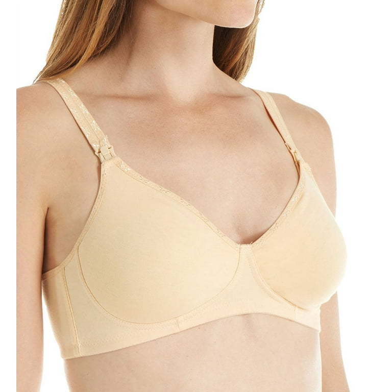 Maternity Full-Figure Essential Wire-free Nursing Bra--Up to Size