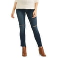 thumbnail image 1 of Maternity Full Panel Distressed Skinny Jeans - Available in Plus Sizes, 1 of 4