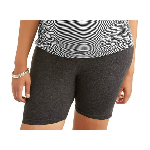 Maternity Full Panel Knit Bermuda Shorts--Available In Plus Sizes