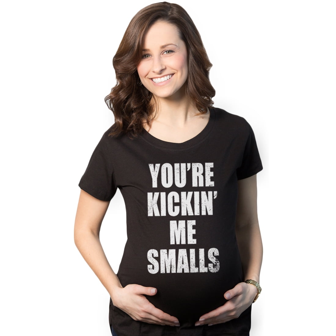 Kickin Funny Pregnancy Gifts Maternity' Maternity T-Shirt