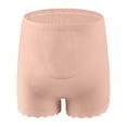 thumbnail image 1 of Maternity Knickers High Waist Ribbed Pregnancy Boxer Panties Adjustable Cotton Over Bump Underwear Soft Breathable Briefs for Pregnant Women, M-3XL, 1 of 7