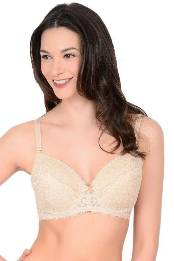 Maternity Lace Details Nursing Bra - Available Up To 42Ddd