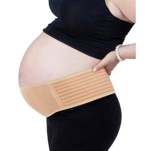 Maternity Lap Belt Maternity Support Belt Maternity Essentials Pelvic Support Belt Lap Belt - Relief from daily abdominal, lumbar, back, pelvic and hip pains -Nude