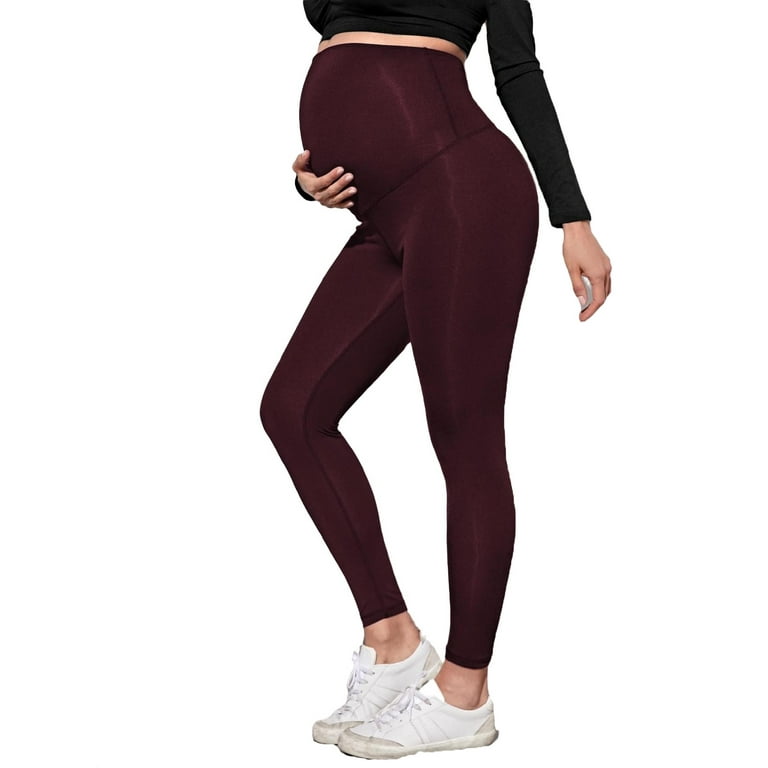 Maroon leggings walmart hot sale