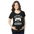 thumbnail image 1 of Maternity Leveled Up to Mommy T Shirt Cute Pregnancy Video Game Tee, 1 of 9