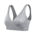 thumbnail image 1 of Maternity Lingerie Sleep Bra Postpartum Crossover Nursing Bra, 1 of 5