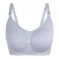thumbnail image 1 of Maternity Nursing Bra Breast Feeding Wire Free Bra Breastfeeding Push Up Pregnant Underwear, 1 of 4