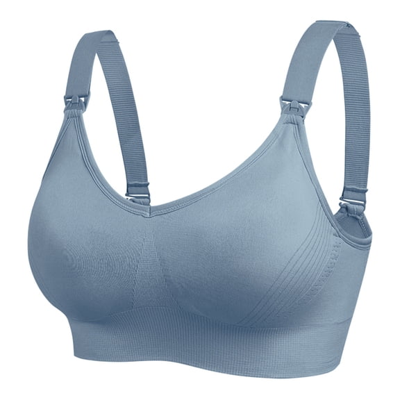 Maternity Nursing Bra For Women Ladies Comfortable Breathable No Steel Ring Front Buckle Breastfeeding Bra Woman Underwear Nursing Bra For Sleeping