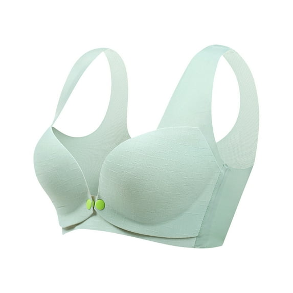 Maternity Nursing Bra For Women Ladies Traceless Comfortable One-piece No Steel Ring Front Buckle Breastfeeding Bra Woman Underwear Nursing Bra For Sleeping