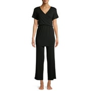 Maternity Nurture by Lamaze 2-Piece Nursing Short Sleeve Pants Set - Available in Plus Sizes