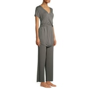 Maternity Nurture by Lamaze 2-Piece Nursing Short Sleeve Pants Set - Available in Plus Sizes