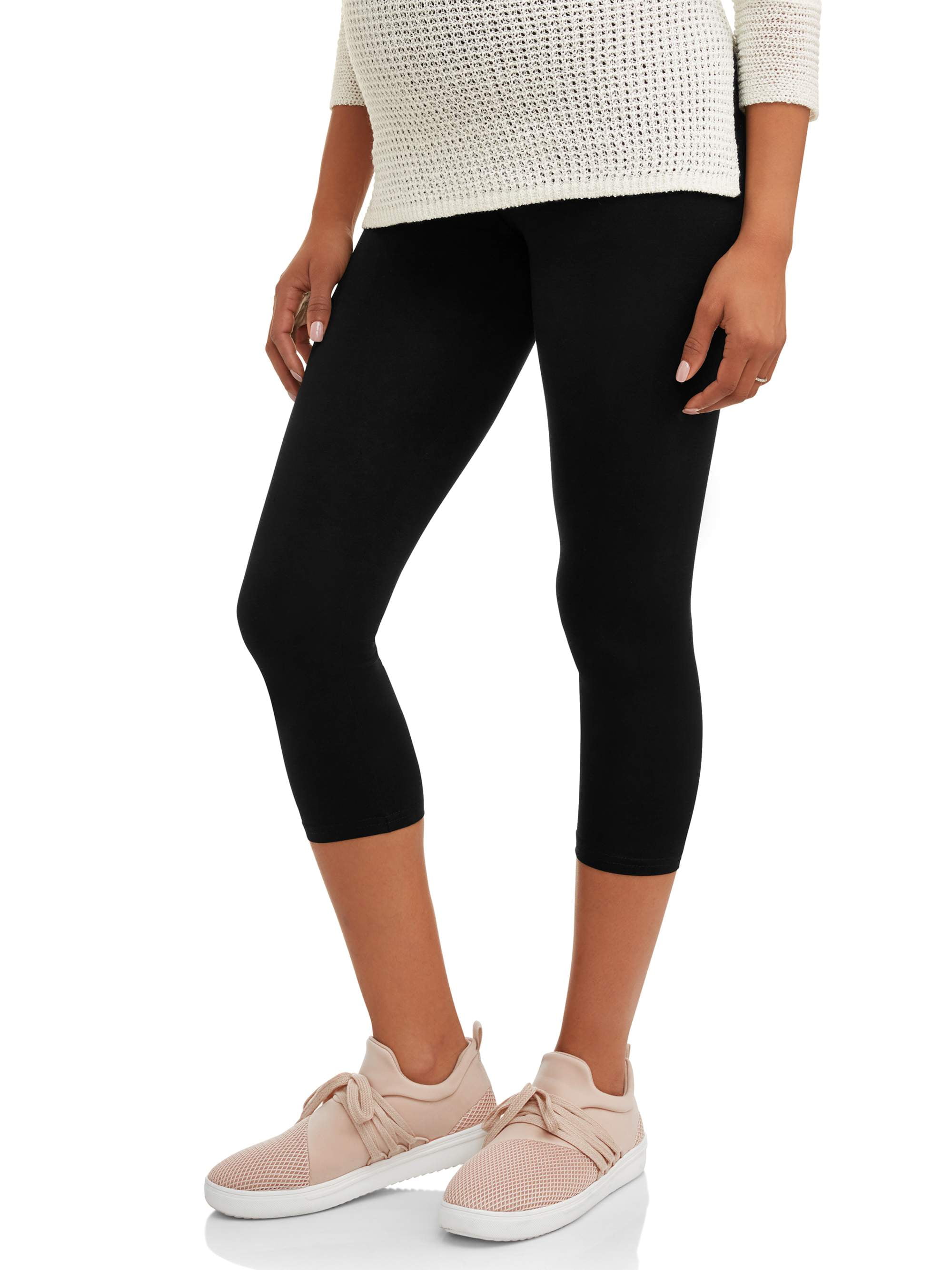 Maternity Oh! Mamma Legging Capris with Full Panel (Available in Plus Sizes)