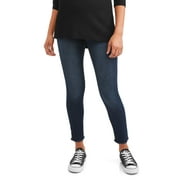 Maternity Oh! Mamma Skinny Jeans with Full Panel and Frayed Hem (Available in Plus Sizes)
