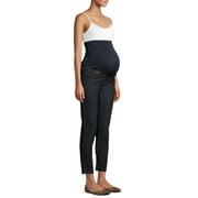 Maternity Oh! Mamma Skinny Jeans with Open Hem