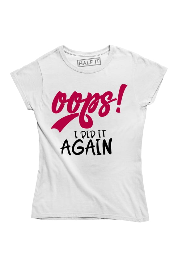Maternity Oops I Did It Again Funny Cute Mom Cool Mother Edgy Pregnancy Tee