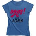 thumbnail image 1 of Maternity Oops I Did It Again Funny Cute Mom Cool Mother Edgy Pregnancy Tee, 1 of 4
