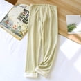 thumbnail image 1 of Maternity Pajama Pants Plush Fleece Adjustable Belly Elastic Waist Sleepwear Winter Thickned Thermal Cozy Pregnancy Fuzzy Lounge Pants, 1 of 3
