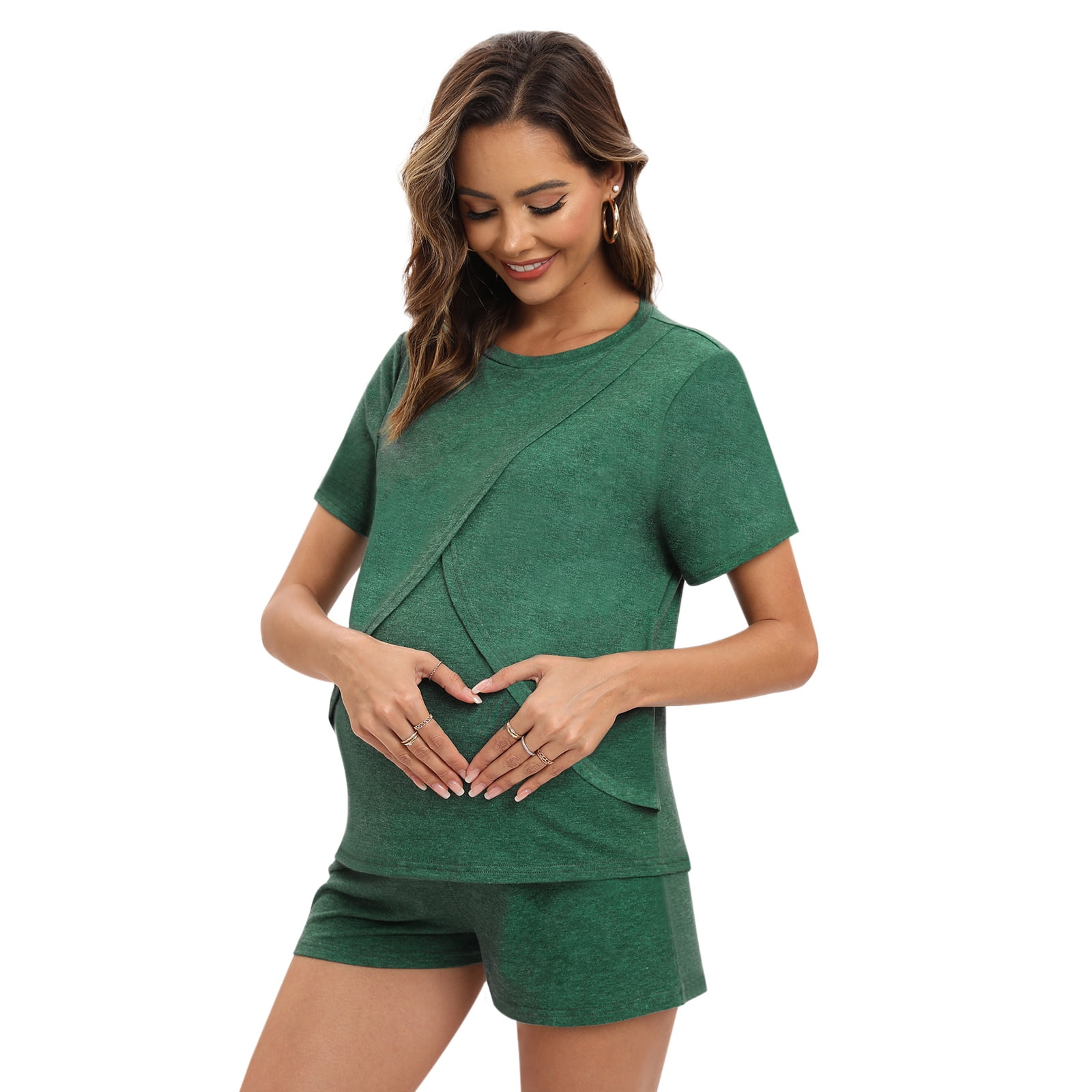 Maternity Pajamas Set Labor/Delivery/Nursing for Hospital Home, Basic