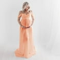 thumbnail image 1 of Maternity Photo Dress Front  Mopping Foor Long Skirt Dress, 1 of 6