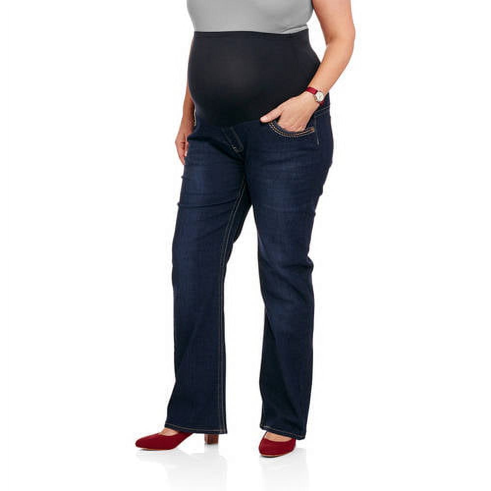 Plus size jeans top with embellished pockets
