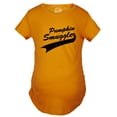 thumbnail image 1 of Maternity Pumpkin Smuggler Funny Fall T Shirt Cute Halloween Pregnancy Tee, 1 of 6