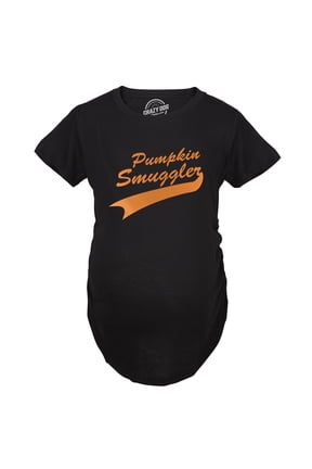 Maternity Pumpkin Smuggler Funny Fall T Shirt Cute Halloween Pregnancy Tee
