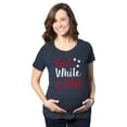 thumbnail image 1 of Maternity Red White and Due Pregnancy T Shirt Cute 4th Of July Baby Tee for Baby Bump, 1 of 7