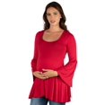 thumbnail image 1 of Maternity Scoop Neck Bell Sleeve Swing Top, 1 of 6