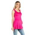 thumbnail image 1 of Maternity Scoop Neck Sleeveless Swing Tank Top, 1 of 5