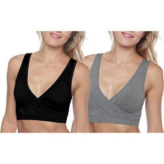 Maternity Seamless Sleep Nursing Bra, 2-Pack Value Bundle