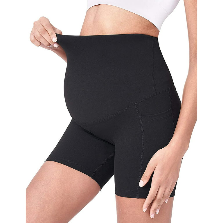 Maternity Short Leggings For Pregnant Women Thin Cotton Seamless Belly  Shorts Casual Pregnancy Yoga Underwear 