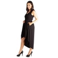 thumbnail image 1 of Maternity Sleeveless Fit N Flare High Low Dress, 1 of 4