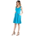 thumbnail image 1 of Maternity Sleeveless Knee Length Pocket Dress, 1 of 6