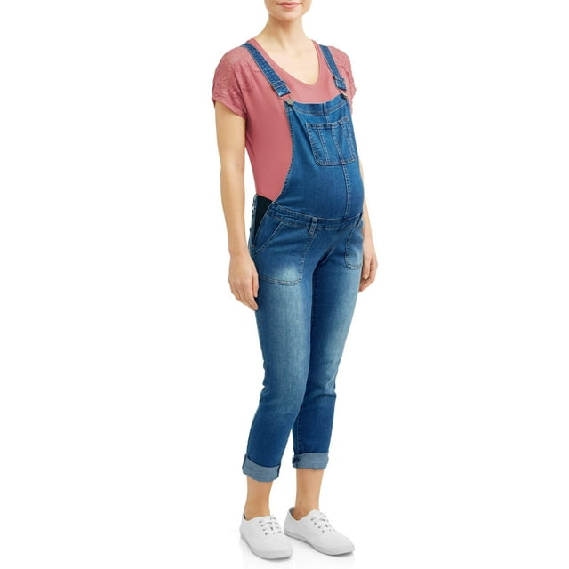 Maternity Stretch Denim Overall