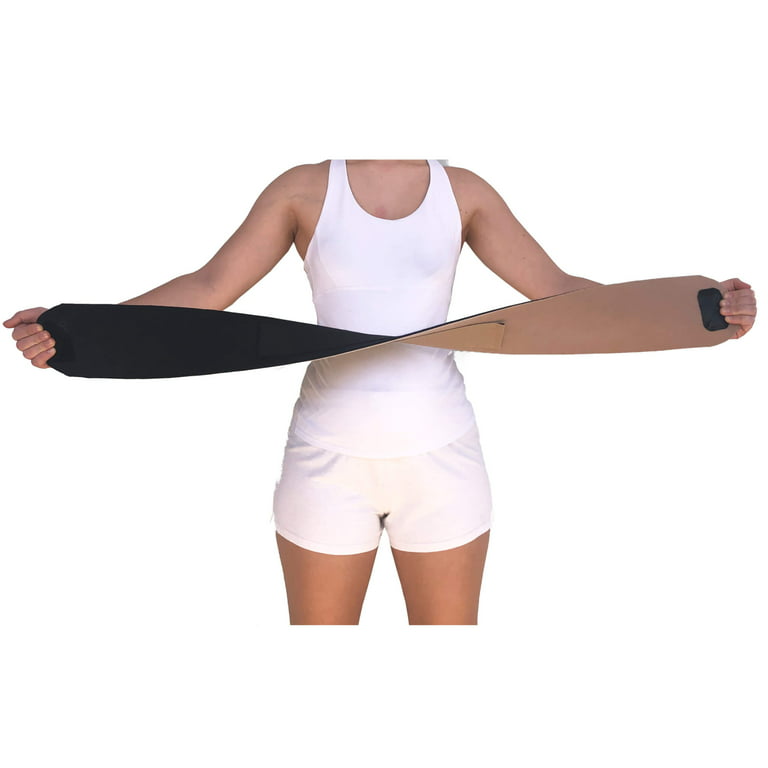 Maternity Support Belt FLIP-IT Reversible Belly Band- Black