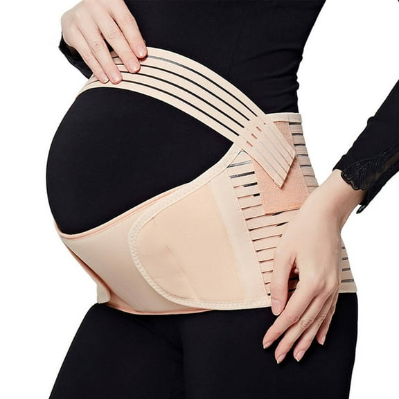 Maternity Support Belt - Strip Full Surrounding pregnant belly support belt, Breathable Comfortable Adjustable belly belt for pregnancy, Easy Convenient maternity bands for belly support