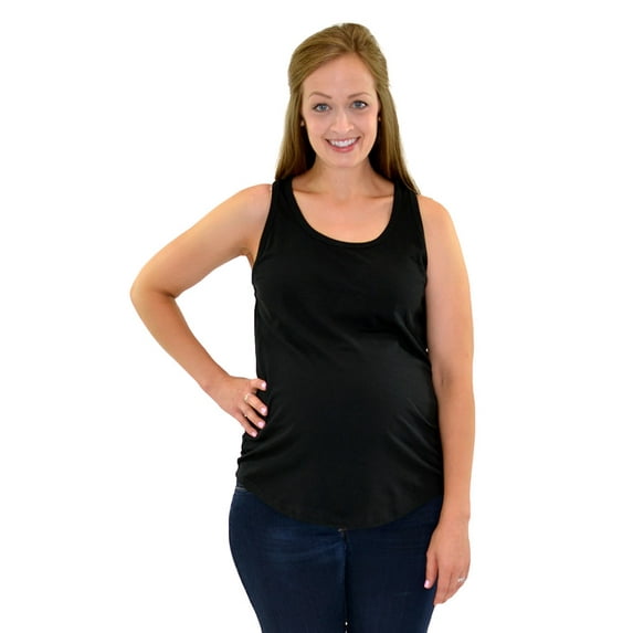 Maternity Tank Top-Heather-S