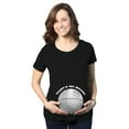 thumbnail image 1 of Maternity Thats No Moon Cute T Shirt Funny Pregnancy Announcement Baby Bump Tee, 1 of 7