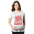 thumbnail image 1 of Maternity The Jolliest Bump This Side of The Nuthouse Pregnancy T Shirt Cute Christmas Tee, 1 of 9