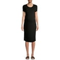 thumbnail image 1 of Maternity Time and Tru Side Ruched Dress, 1 of 6